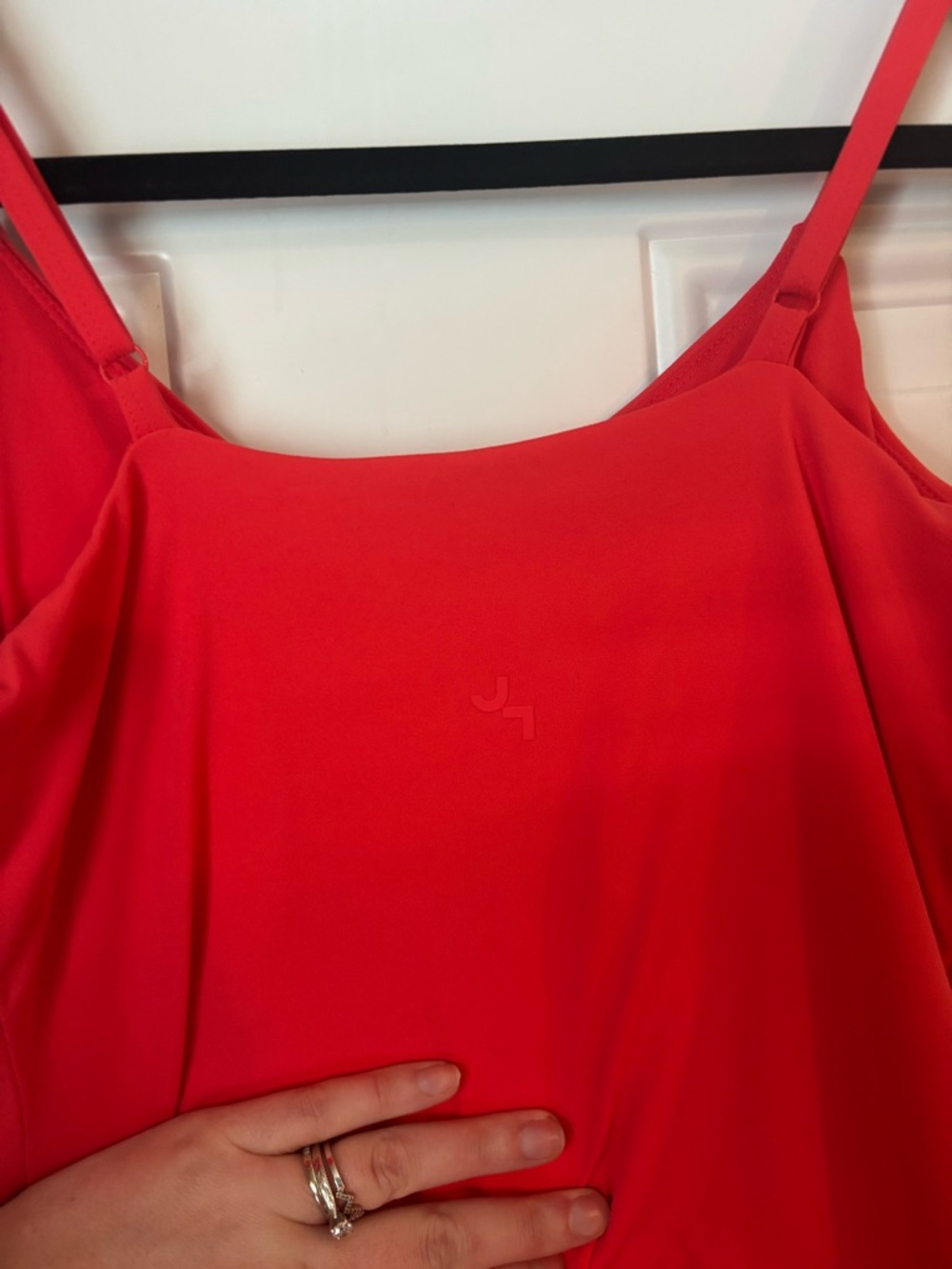 JoyLab Woman’s Coral Athletic Dress With Built in Shorts - Picture 8 of 11